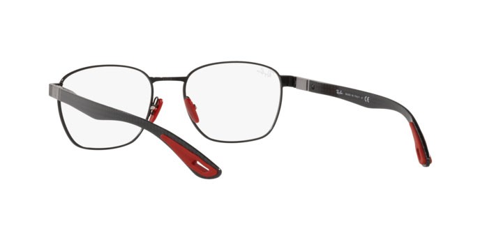 Eyeglasses Ray-Ban Scuderia Ferrari Collection RX 6480M (F009) - RB 6480M F009 color black shape square lenses demo lens