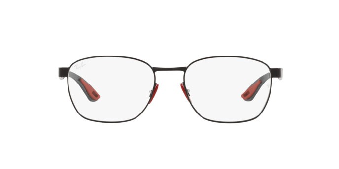 Eyeglasses Ray-Ban Scuderia Ferrari Collection RX 6480M (F009) - RB 6480M F009 color black shape square lenses demo lens