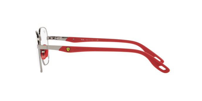 Brillen Ray-Ban Scuderia Ferrari Collection RX 6484M (F001) - RB 6484M F001 farbe gunmetal form quadratisch gläser demo lens