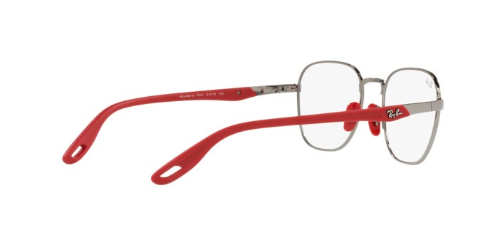 Brillen Ray-Ban Scuderia Ferrari Collection RX 6484M (F001) - RB 6484M F001 farbe gunmetal form quadratisch gläser demo lens