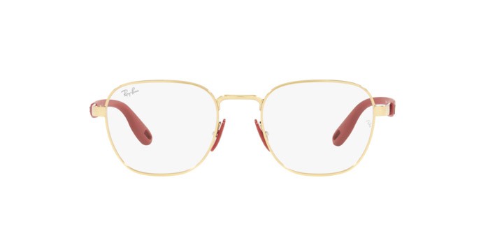 Brillen Ray-Ban Scuderia Ferrari Collection RX 6484M (F029) - RB 6484M F029 farbe arista form quadratisch gläser demo lens