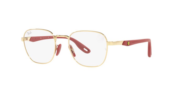 Brillen Ray-Ban Scuderia Ferrari Collection RX 6484M (F029) - RB 6484M F029 farbe arista form quadratisch gläser demo lens