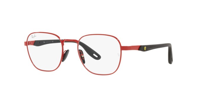 Eyeglasses Ray-Ban Scuderia Ferrari Collection RX 6484M (F047) - RB 6484M F047 color red shape square lenses demo lens