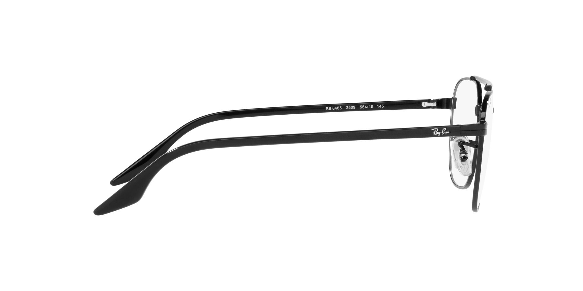 Brillen Ray-Ban RX 6485 (2509) - RB 6485 2509 farbe nero form quadratisch gläser lente demo