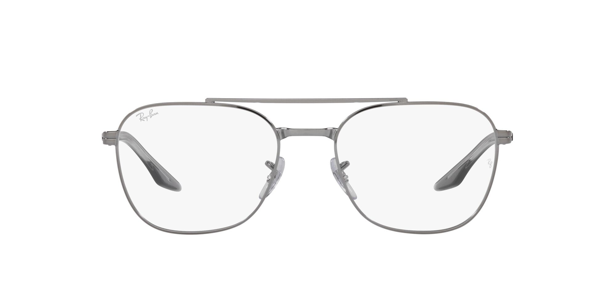 Brillen Ray-Ban RX 6485 (3123) - RB 6485 3123 farbe gunmetal form quadratisch gläser lente demo