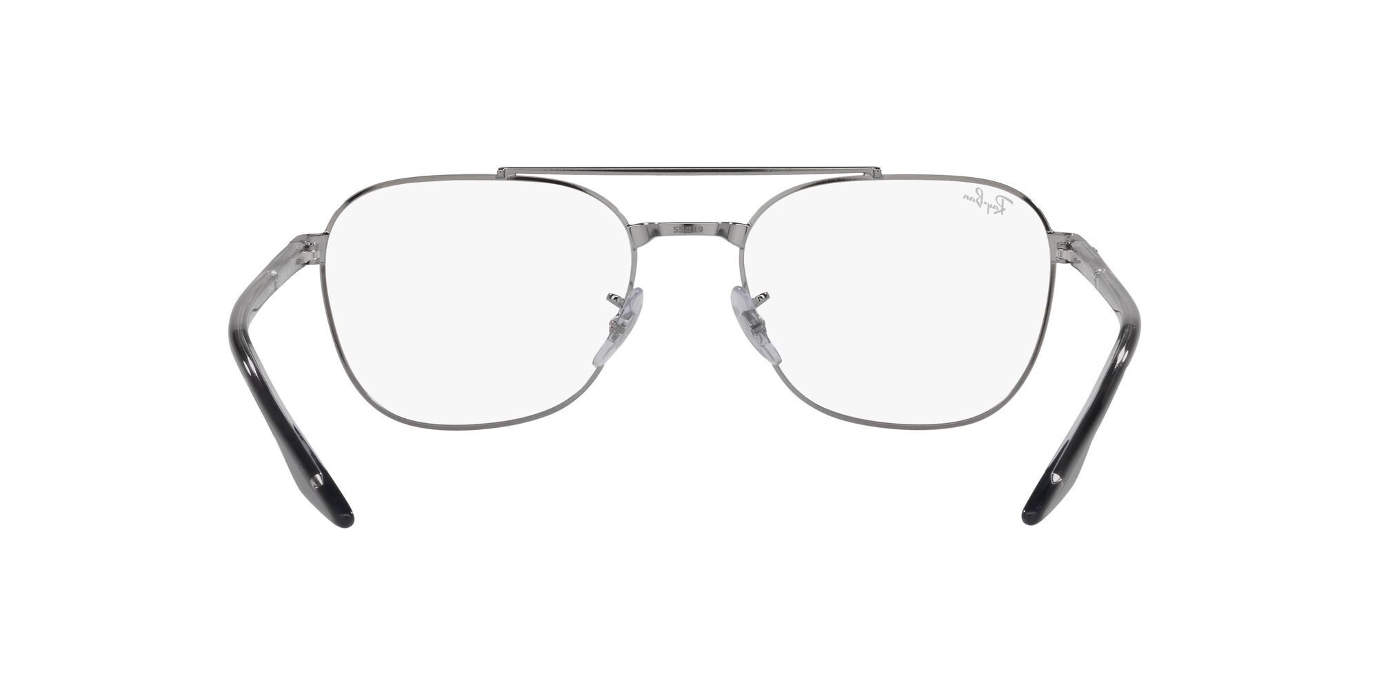 Brillen Ray-Ban RX 6485 (3123) - RB 6485 3123 farbe gunmetal form quadratisch gläser lente demo