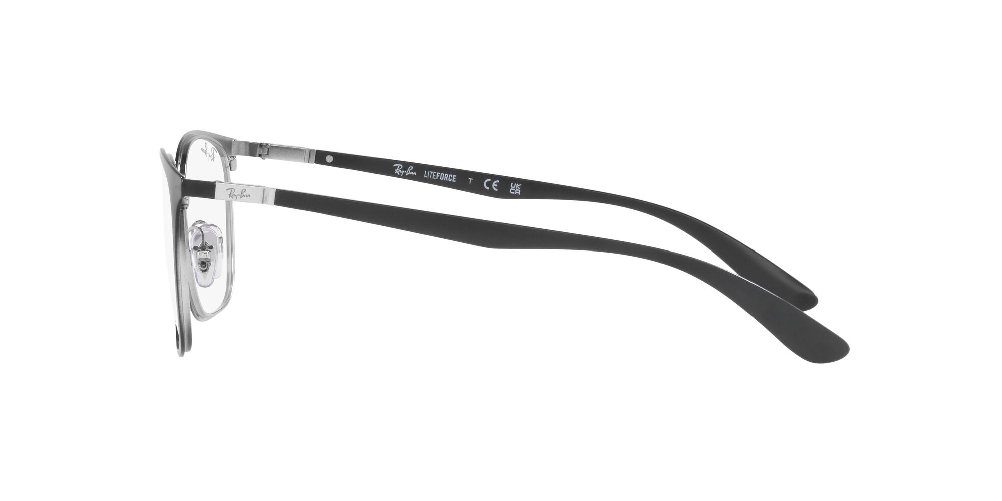 Brillen Ray-Ban RX 6486 (2861) - RB 6486 2861 farbe nero su argento form quadratisch gläser lente demo