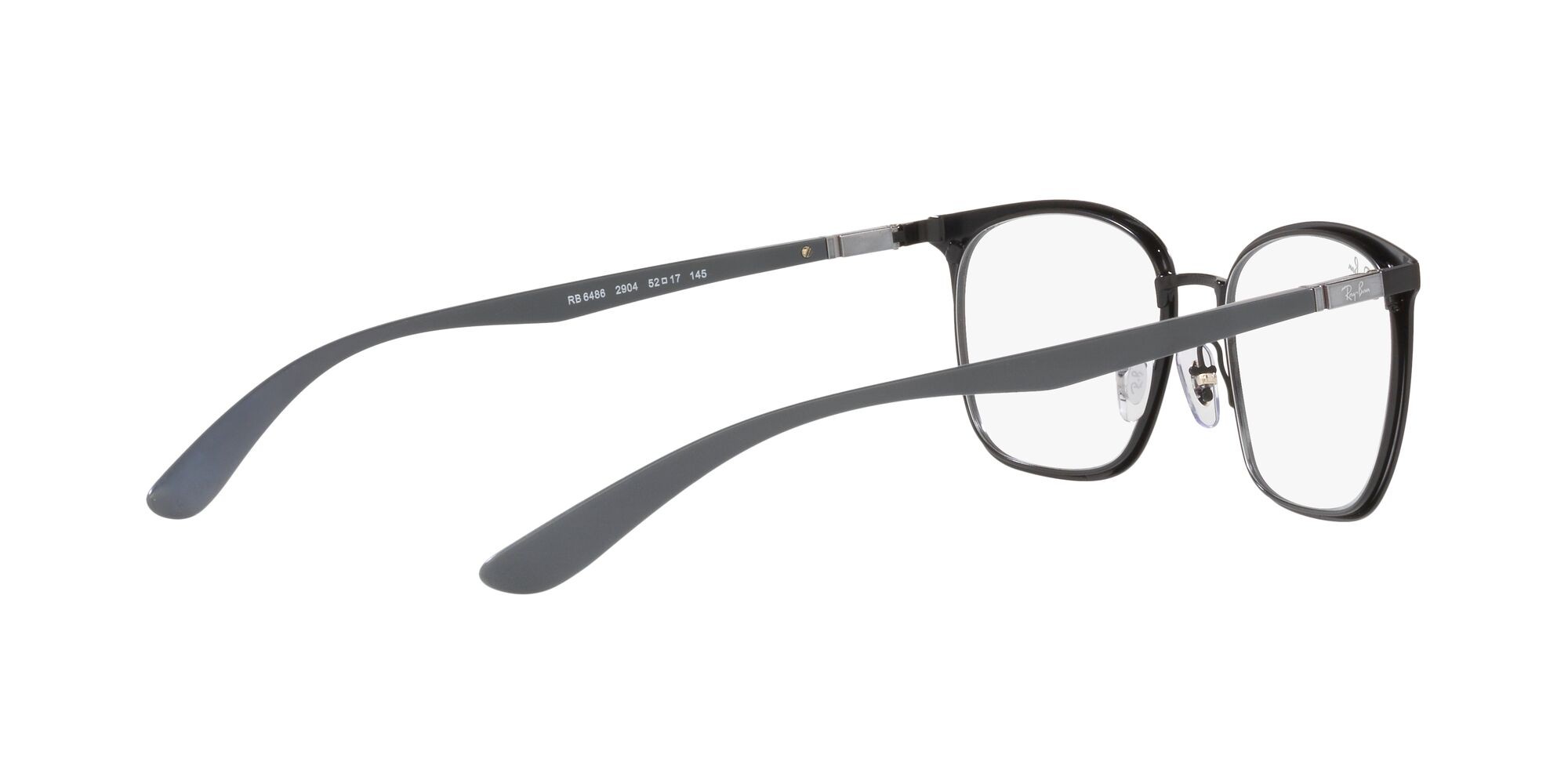 Brillen Ray-Ban RX 6486 (2904) - RB 6486 2904 farbe nero form quadratisch gläser lente demo
