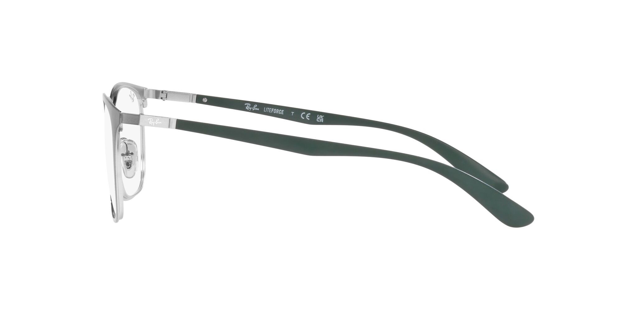 Brillen Ray-Ban RX 6486 (3125) - RB 6486 3125 farbe grigio su argento form quadratisch gläser lente demo