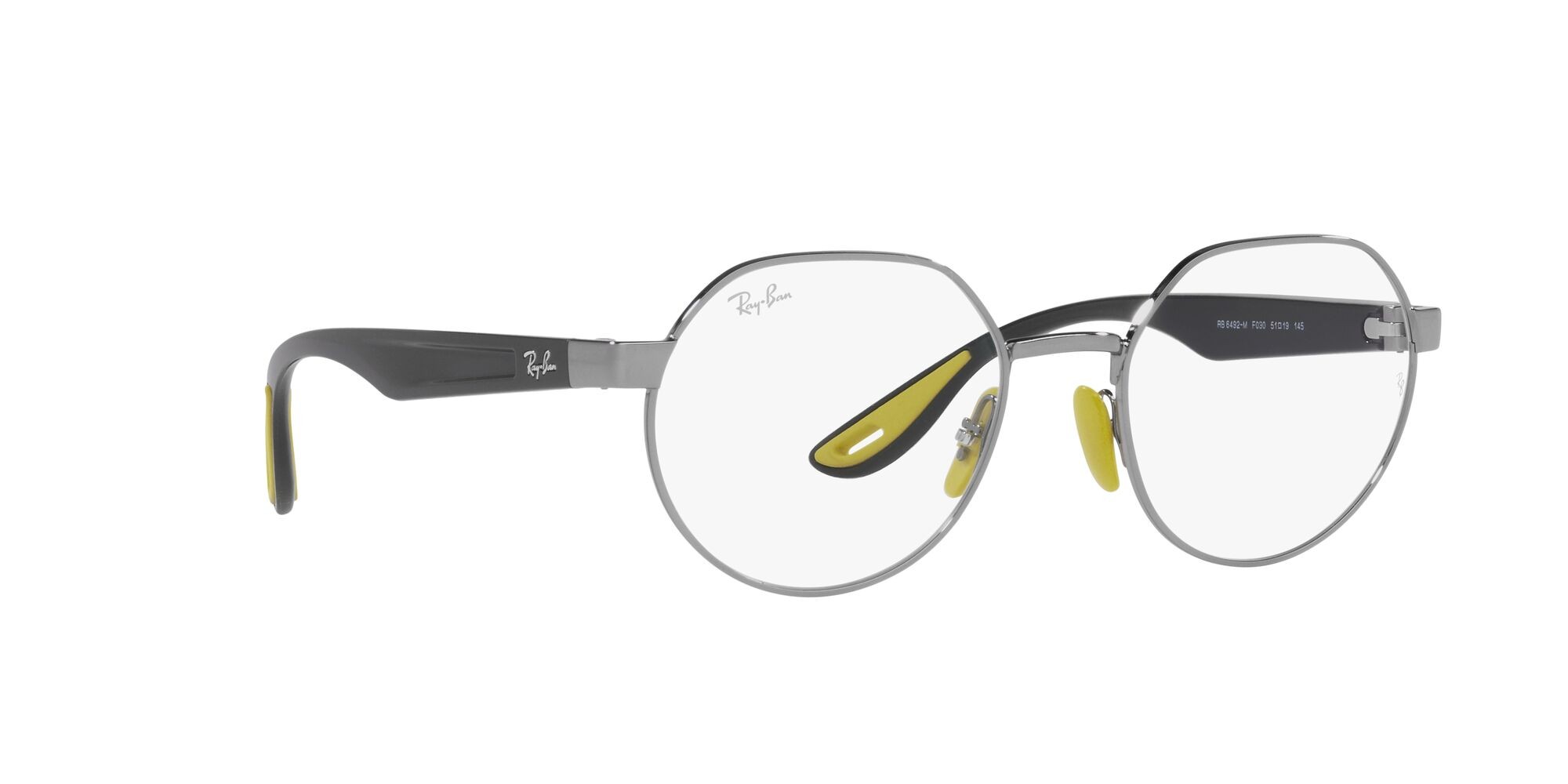 Brillen Ray-Ban Scuderia Ferrari RX 6492M (F030) - RB 6492M F030 farbe gunmetal form unregelmäßig gläser lente demo