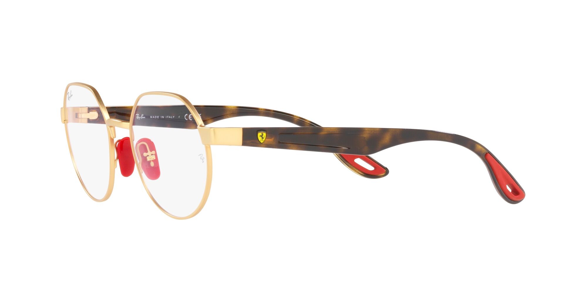 Brillen Ray-Ban Scuderia Ferrari RX 6492M (F076) - RB 6492M F076 farbe oro form unregelmäßig gläser lente demo