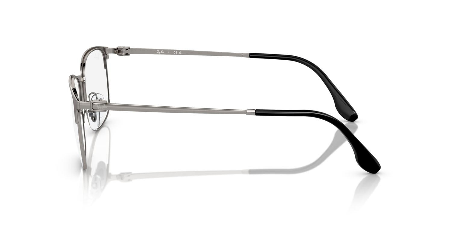 Eyeglasses Ray-Ban RX 6494 (3135) - RB 6494 3135 color gunmetal su gunmetal shape square lenses trasparente