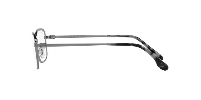 Brillen Ray-Ban RX 6495 (2502) - RB 6495 2502 farbe gunmetal form quadratisch gläser trasparente