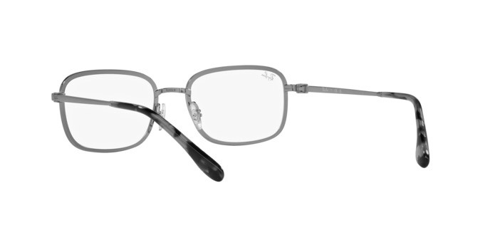 Brillen Ray-Ban RX 6495 (2502) - RB 6495 2502 farbe gunmetal form quadratisch gläser trasparente
