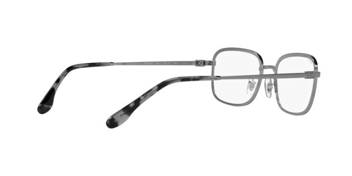 Brillen Ray-Ban RX 6495 (2502) - RB 6495 2502 farbe gunmetal form quadratisch gläser trasparente