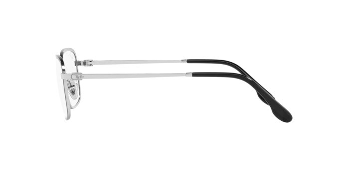 Brillen Ray-Ban RX 6495 (2861) - RB 6495 2861 farbe nero su argento form quadratisch gläser trasparente