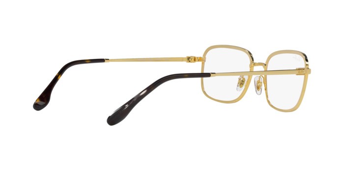 Brillen Ray-Ban RX 6495 (2945) - RB 6495 2945 farbe havana su oro form quadratisch gläser trasparente