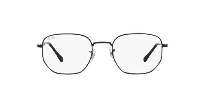 Occhiali da vista Ray-Ban RX 6496 (2509) - RB 6496 2509 colore nero forma irregolare lenti trasparente