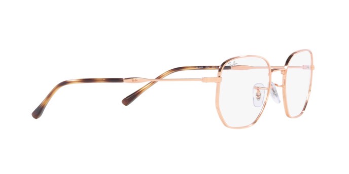 Occhiali da vista Ray-Ban RX 6496 (3094) - RB 6496 3094 colore oro rosa forma irregolare lenti trasparente