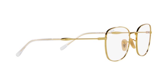 Brillen Ray-Ban RX 6497 (2500) - RB 6497 2500 farbe oro form quadratisch gläser trasparente