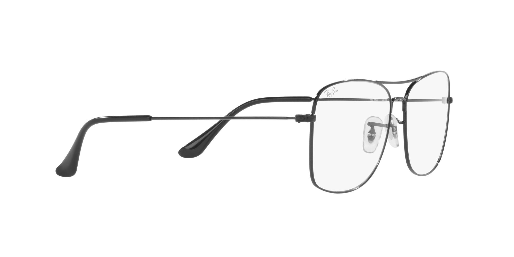 Brillen Ray-Ban RX 6498 (2509) - RB 6498 2509 farbe nero form quadratisch gläser lente demo