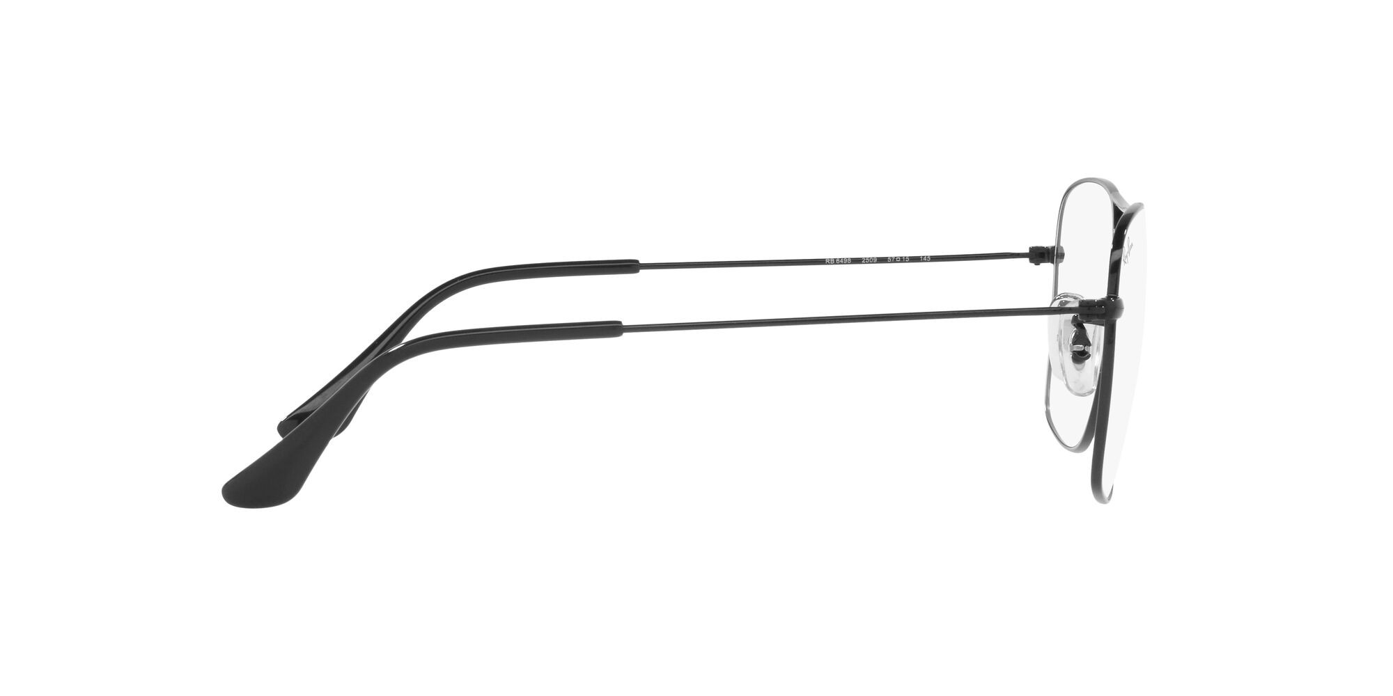 Brillen Ray-Ban RX 6498 (2509) - RB 6498 2509 farbe nero form quadratisch gläser lente demo