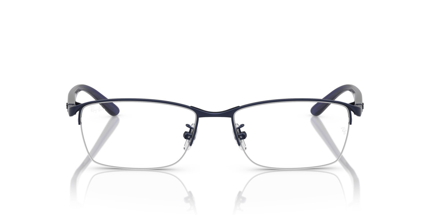 Occhiali da vista Ray-Ban RX 6501D (3076) - RB 6501D 3076 colore blu forma rettangolare lenti trasparente