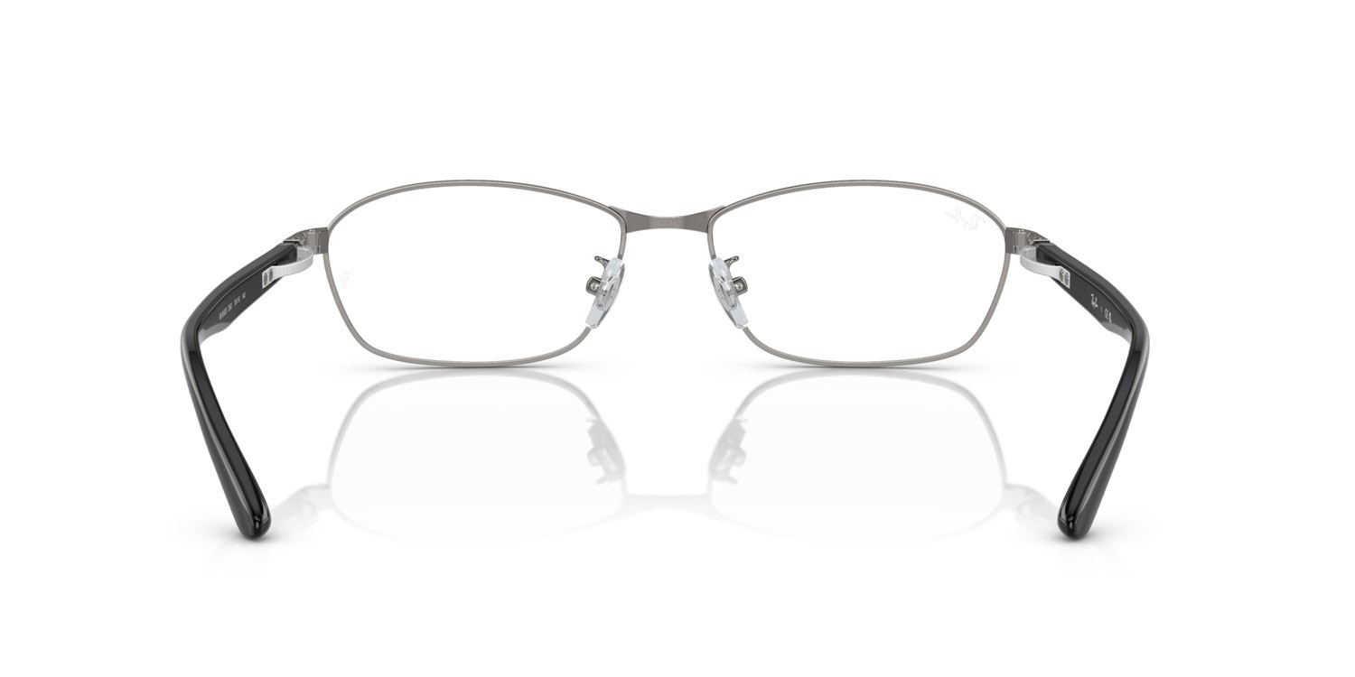 Occhiali da vista Ray-Ban RX 6502D (2502) - RB 6502D 2502 colore gunmetal forma rettangolare lenti trasparente