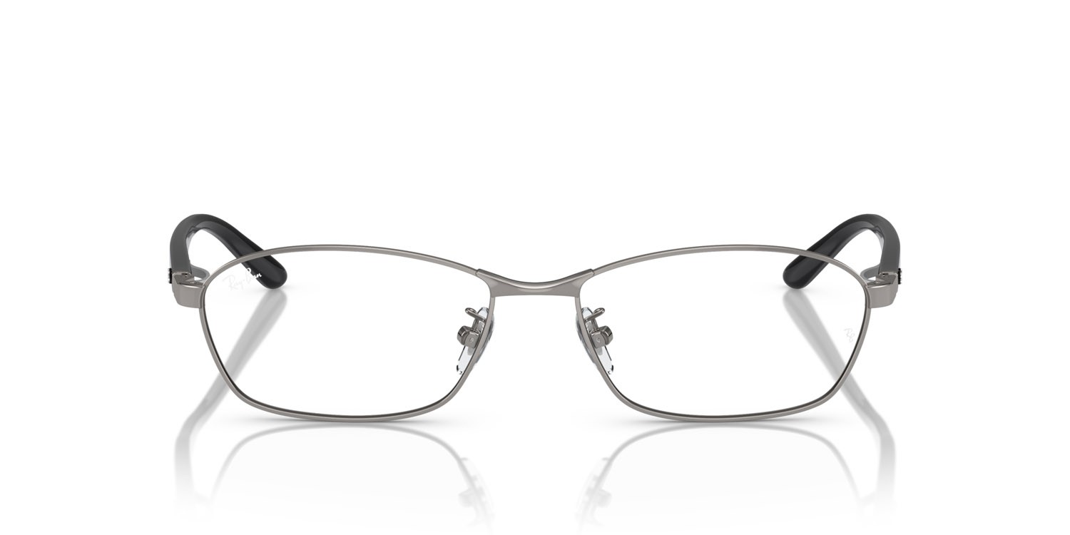 Occhiali da vista Ray-Ban RX 6502D (2502) - RB 6502D 2502 colore gunmetal forma rettangolare lenti trasparente