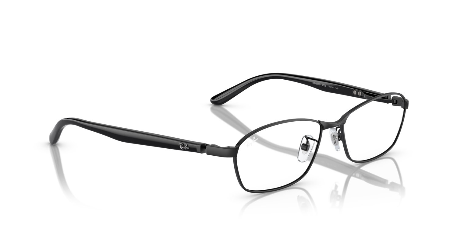 Occhiali da vista Ray-Ban RX 6502D (2503) - RB 6502D 2503 colore nero forma rettangolare lenti trasparente