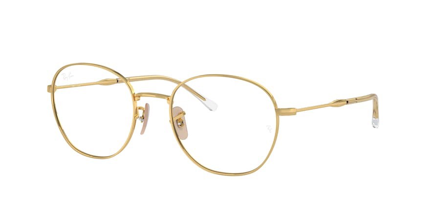Eyeglasses Ray-Ban RX 6509 (2500) - RB 6509 2500 color oro shape pantos lenses trasparente