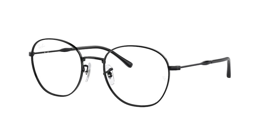 Occhiali da vista Ray-Ban RX 6509 (2509) - RB 6509 2509 colore nero forma pantos lenti trasparente