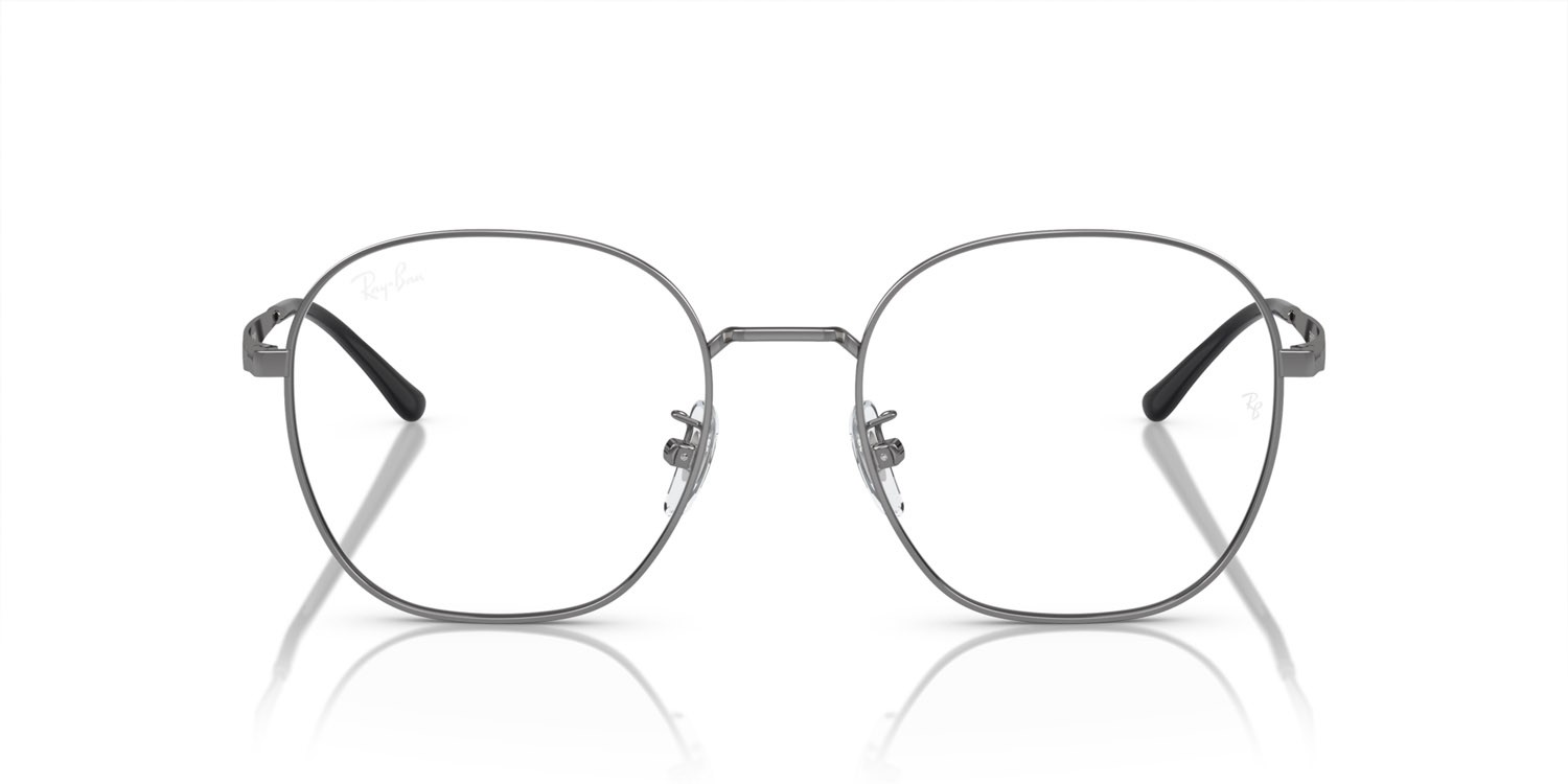 Occhiali da vista Ray-Ban RX 6515D (2502) - RB 6515D 2502 colore gunmetal forma irregolare lenti lente demo