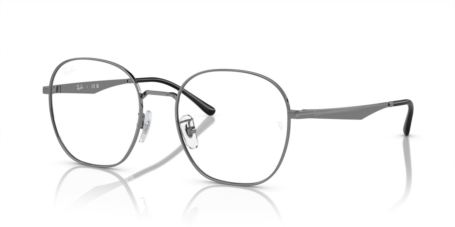Occhiali da vista Ray-Ban RX 6515D (2502) - RB 6515D 2502 colore gunmetal forma irregolare lenti lente demo