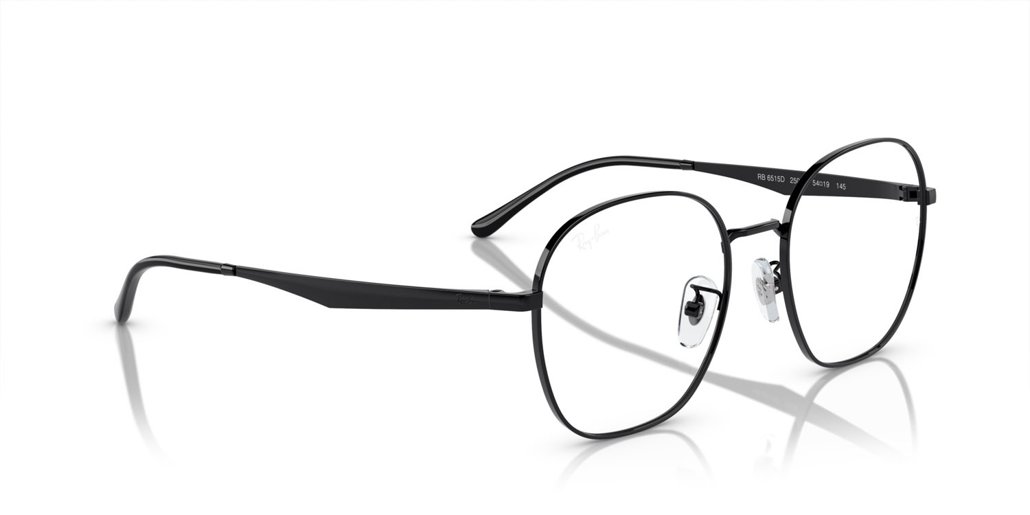 Brillen Ray-Ban RX 6515D (2509) - RB 6515D 2509 farbe nero form unregelmäßig gläser lente demo