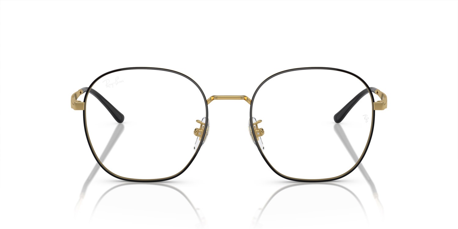 Occhiali da vista Ray-Ban RX 6515D (2991) - RB 6515D 2991 colore nero su oro forma irregolare lenti lente demo