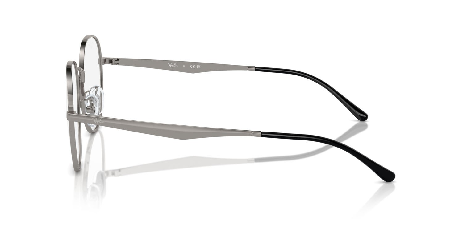Occhiali da vista Ray-Ban RX 6517D (2502) - RB 6517D 2502 colore gunmetal forma pantos lenti trasparente