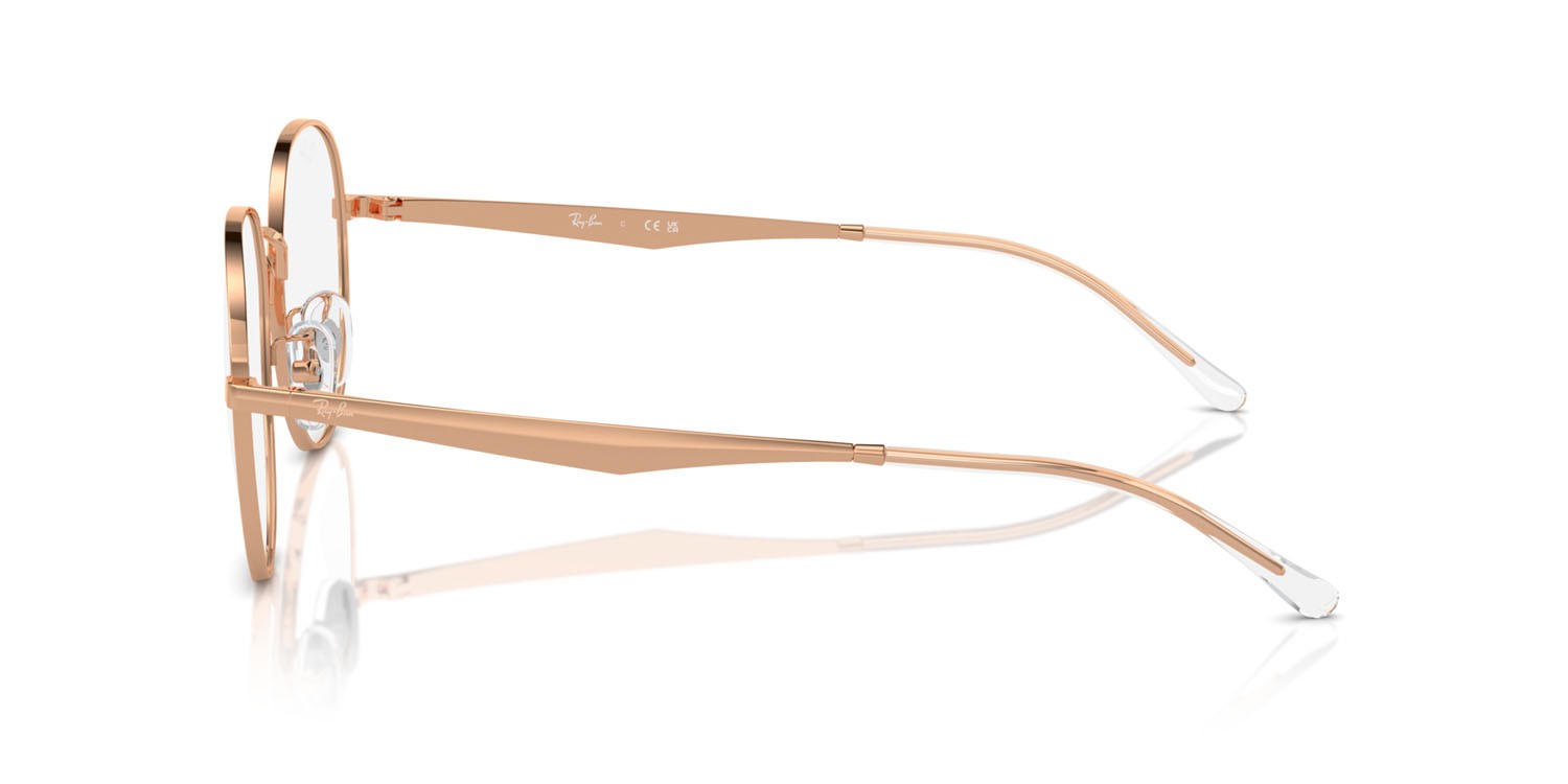 Occhiali da vista Ray-Ban RX 6517D (3094) - RB 6517D 3094 colore oro rose forma pantos lenti trasparente