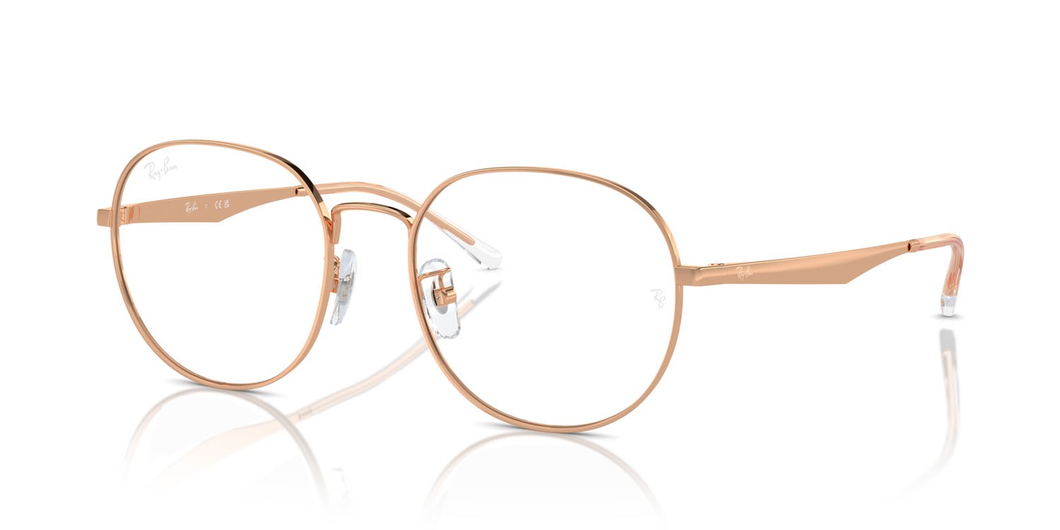 Occhiali da vista Ray-Ban RX 6517D (3094) - RB 6517D 3094 colore oro rose forma pantos lenti trasparente