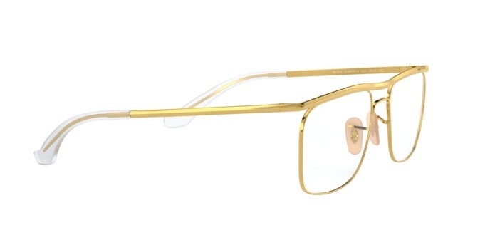 Brillen Ray-Ban Olympian II RX 6519 (2500) - RB 6519 2500 farbe gold form quadratisch gläser demo lens