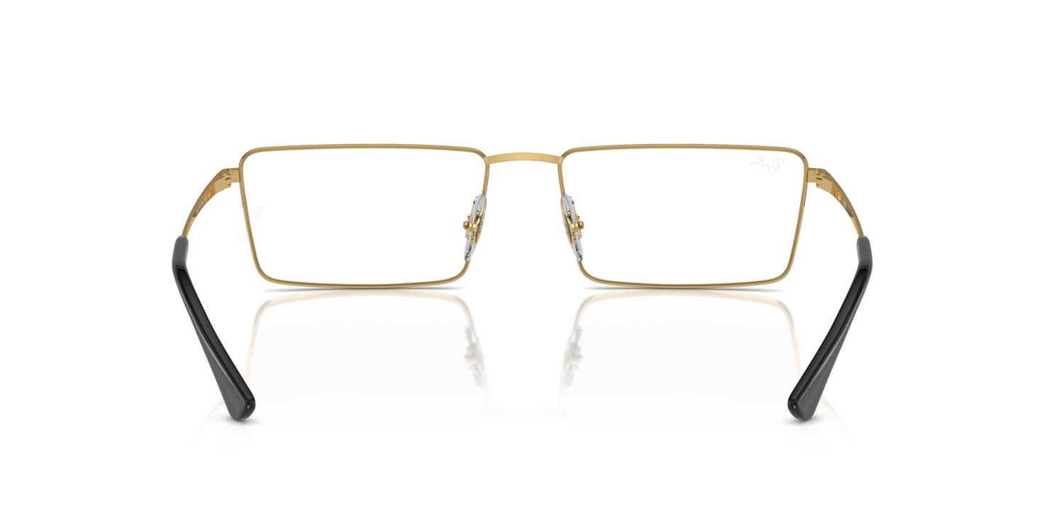 Brillen Ray-Ban Emy RX 6541 (2500) - RB 6541 2500 farbe oro form rechteckig gläser trasparente