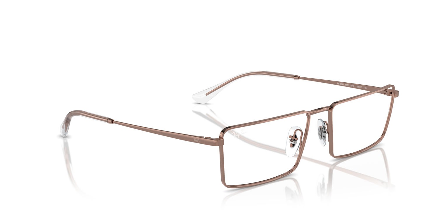 Brillen Ray-Ban Emy RX 6541 (2943) - RB 6541 2943 farbe rame form rechteckig gläser trasparente