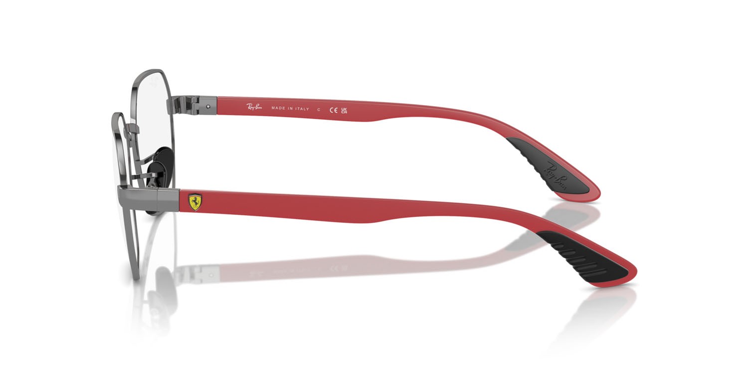 Brillen Ray-Ban Scuderia Ferrari RX 6594M (F096) - RB 6594M F096 farbe gunmetal form unregelmäßig gläser trasparente
