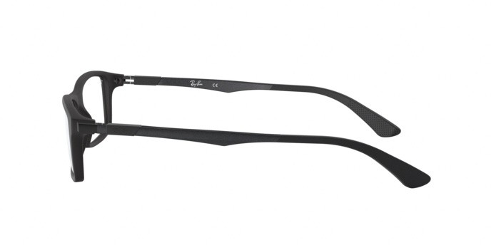 Occhiali da vista Ray-Ban RX 7017 (5196) - RB 7017 5196 colore matte black forma rettangolare lenti demo lens