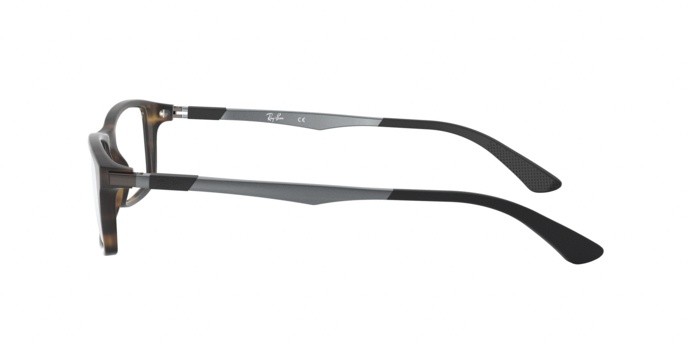 Brillen Ray-Ban RX 7017 (5200) - RB 7017 5200 farbe matte havana form rechteckig gläser demo lens