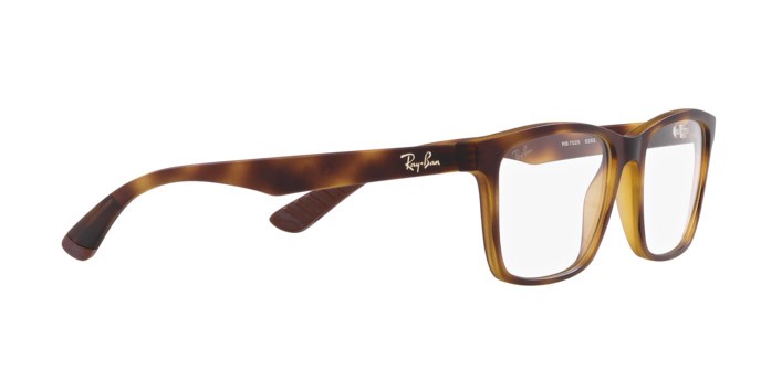 Brillen Ray-Ban RX 7025 (8282) - RB 7025 8282 farbe havana form quadratisch gläser trasparente