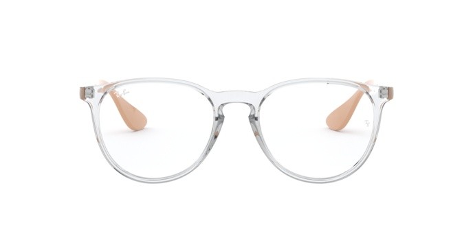 Occhiali da vista Ray-Ban Erika RX 7046 (5953) - RB 7046 5953 colore trasparent forma pantos lenti demo lens
