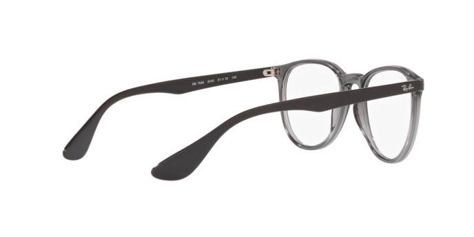 Occhiali da vista Ray-Ban Erika RX 7046 (8140) - RB 7046 8140 colore transparent grey forma pantos lenti demo lens