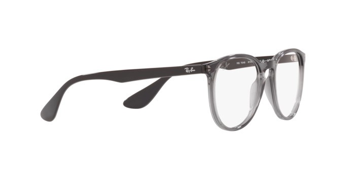Occhiali da vista Ray-Ban Erika RX 7046 (8140) - RB 7046 8140 colore transparent grey forma pantos lenti demo lens