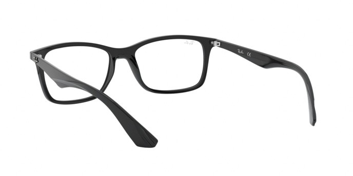 Occhiali da vista Ray-Ban RX 7047 (2000) - RB 7047 2000 colore black forma rettangolare lenti demo lens